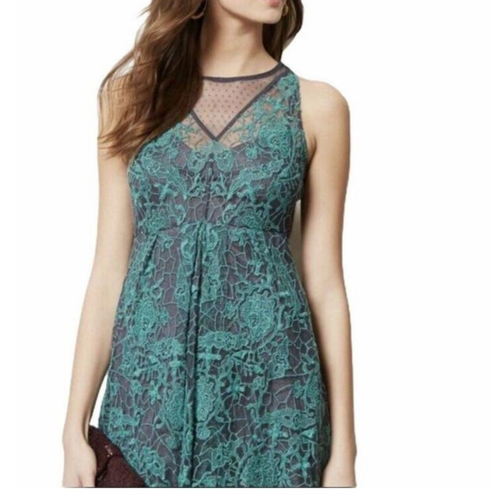 Anthropologie Yoana Baraschi Lace Swiss Dot dress